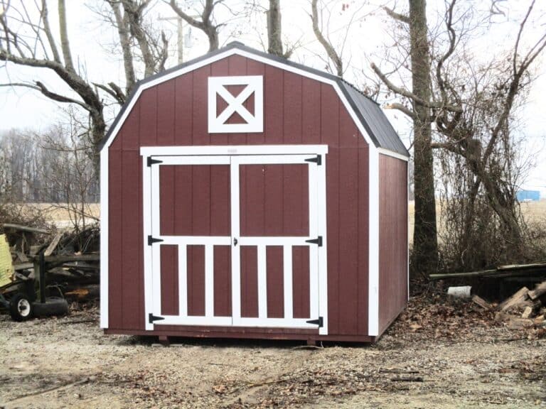 10x12 Side Lofted Barn Sheds