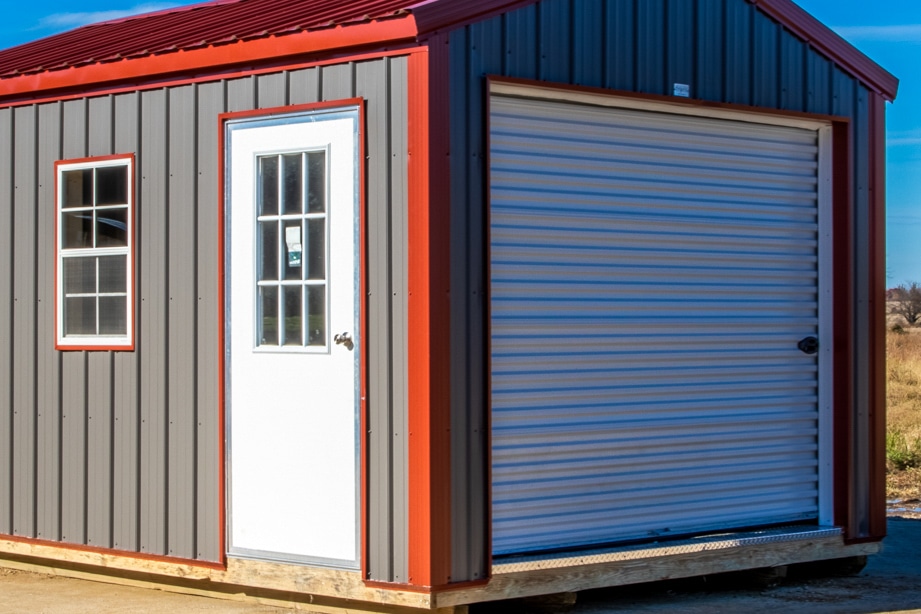 10x20 storage sheds with door and window options