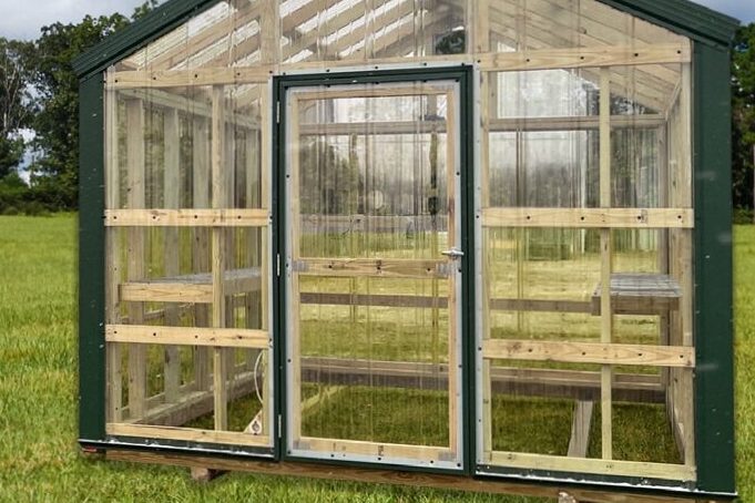 12x24 greenhouse door