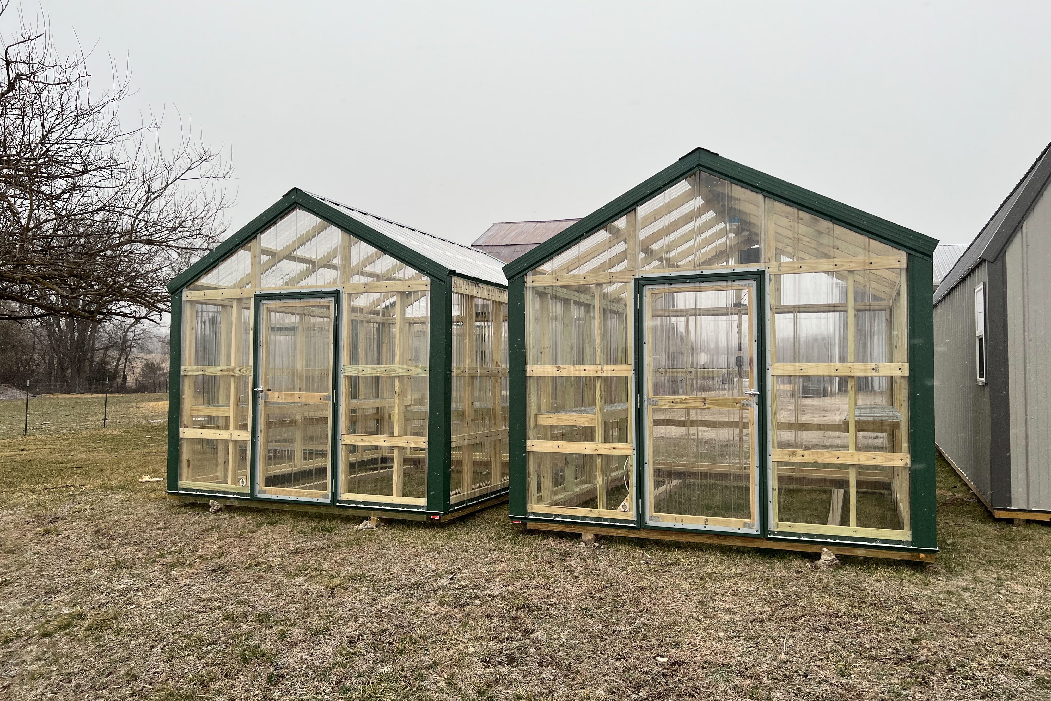 12x24 metal roof greenhouses