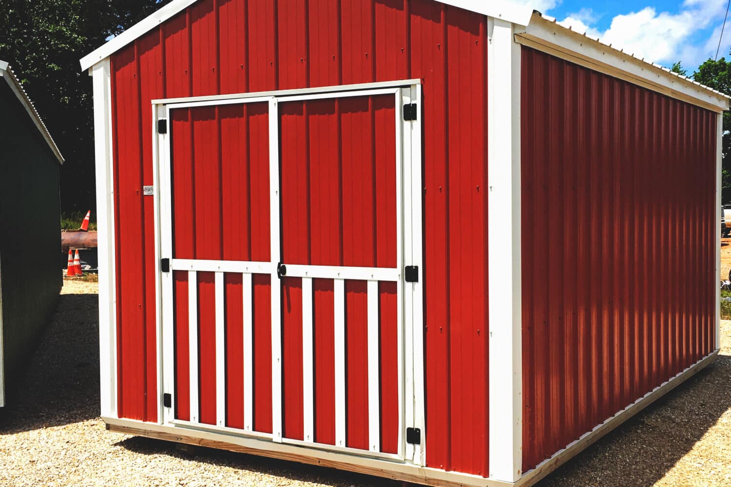 12x32 storage sheds with metal siding