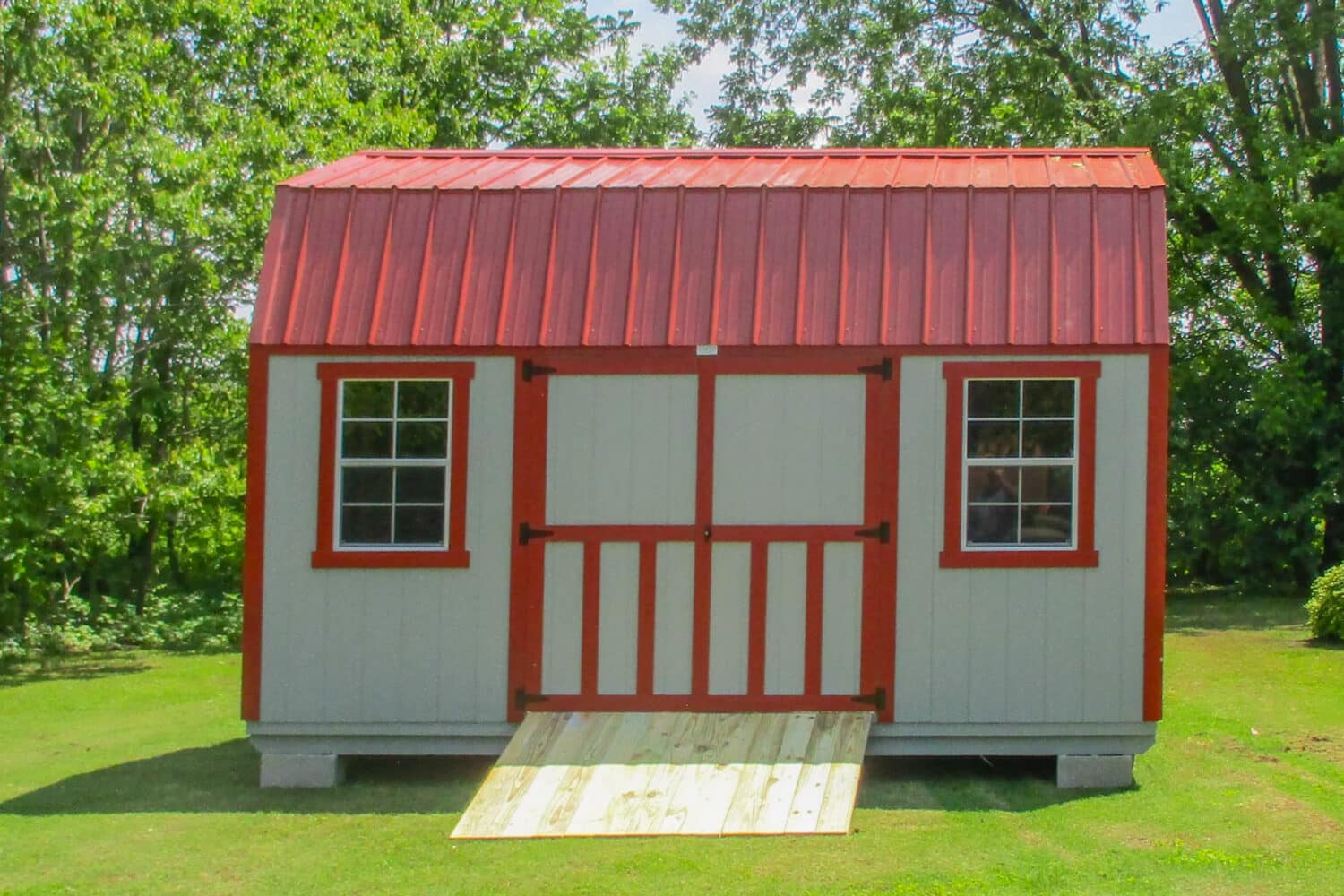 12x32 storage sheds with side entrance