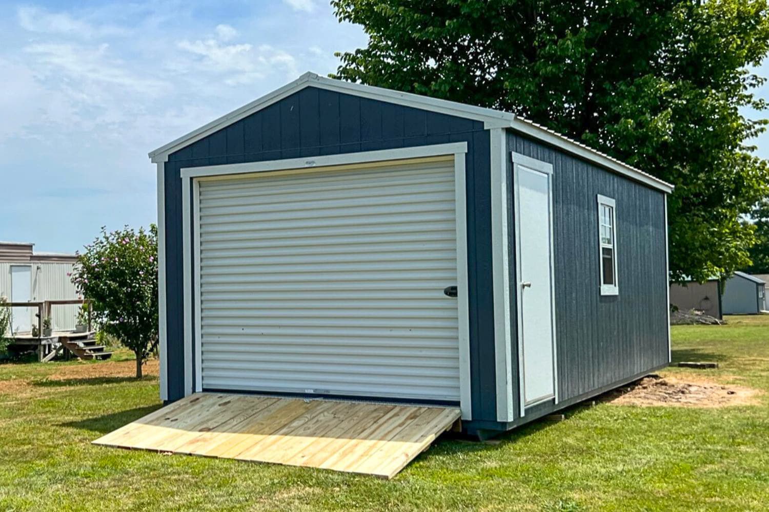 14x24 prefab garage for vehicle storage in rolla mo