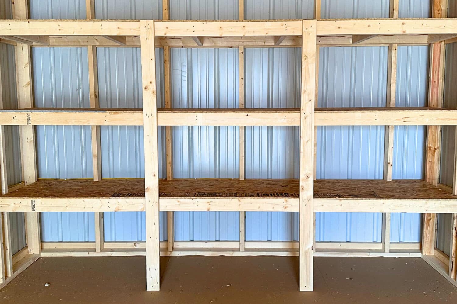 14x24 storage garage shelving units