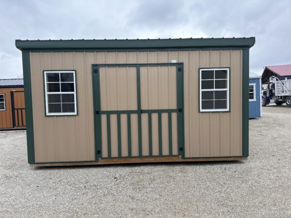 10 x 16 Side Utility Shed