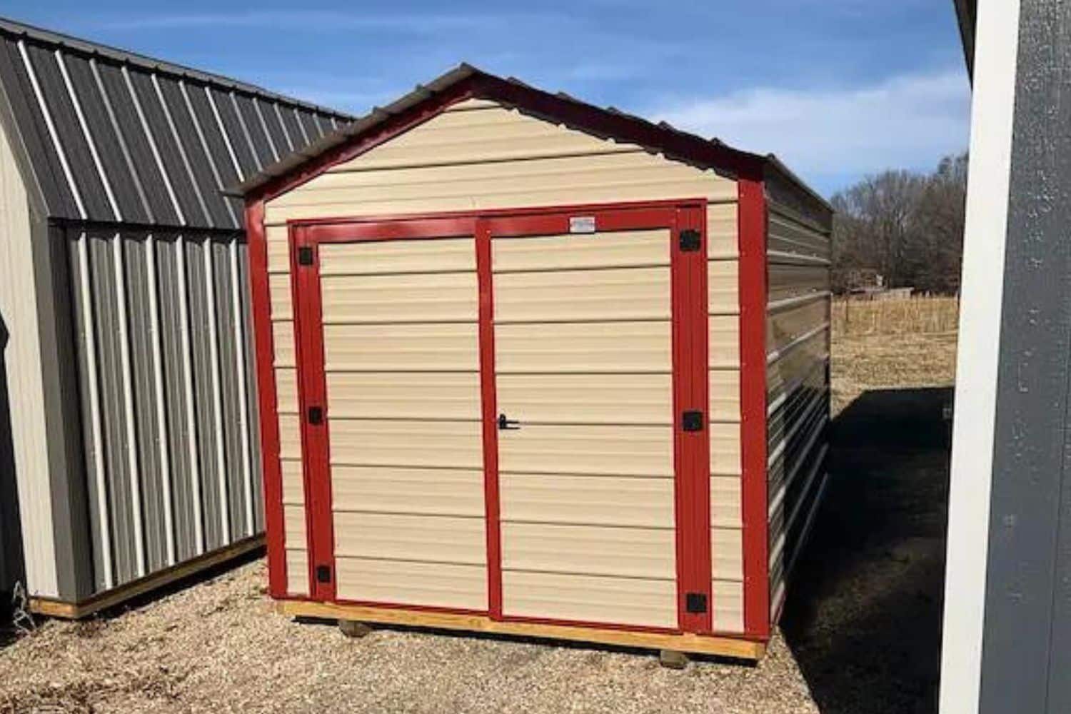 8x12 economy utility storage shed