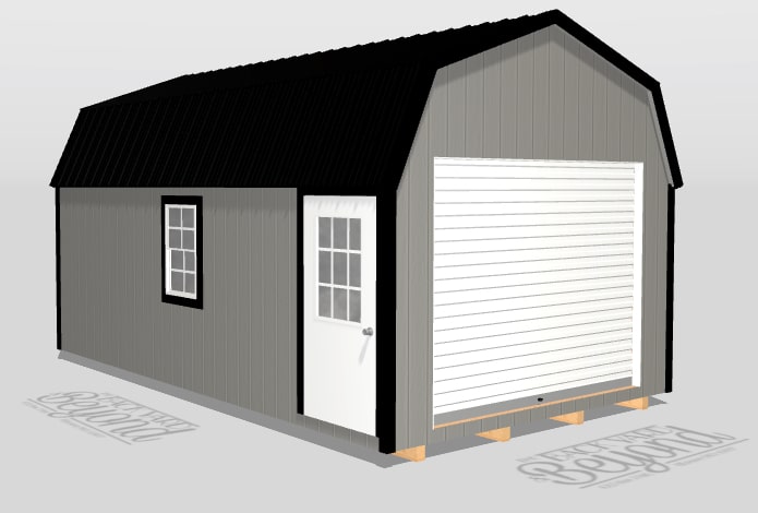 3d 12x20 portable garage
