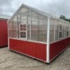 12 x 20 Green House Dual Wall & Wainscote