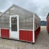 12 x 20 Green House Dual Wall & Wainscote