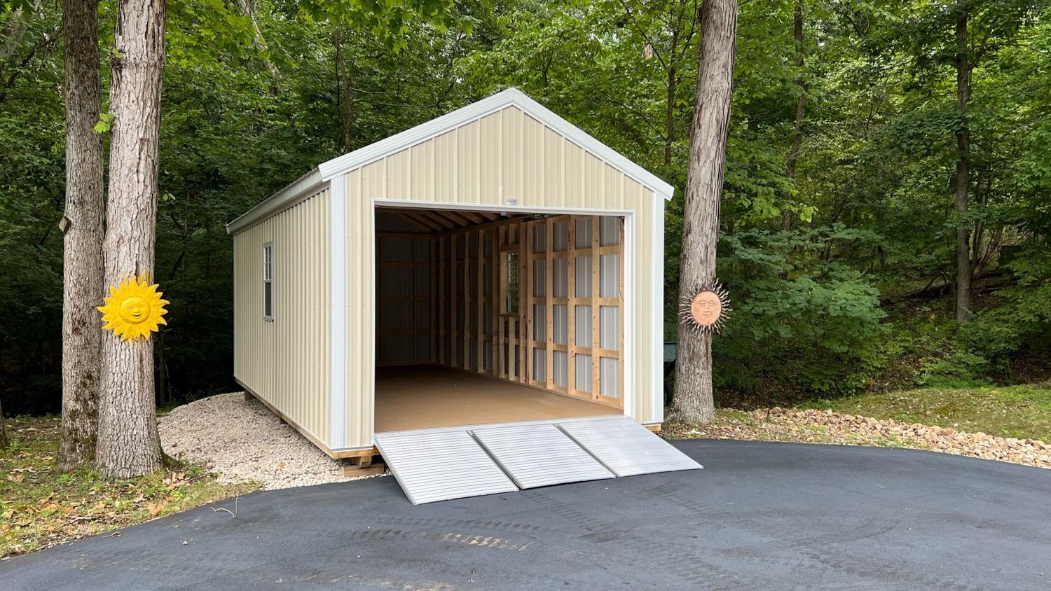 portable garage with roll door in louisburg mo