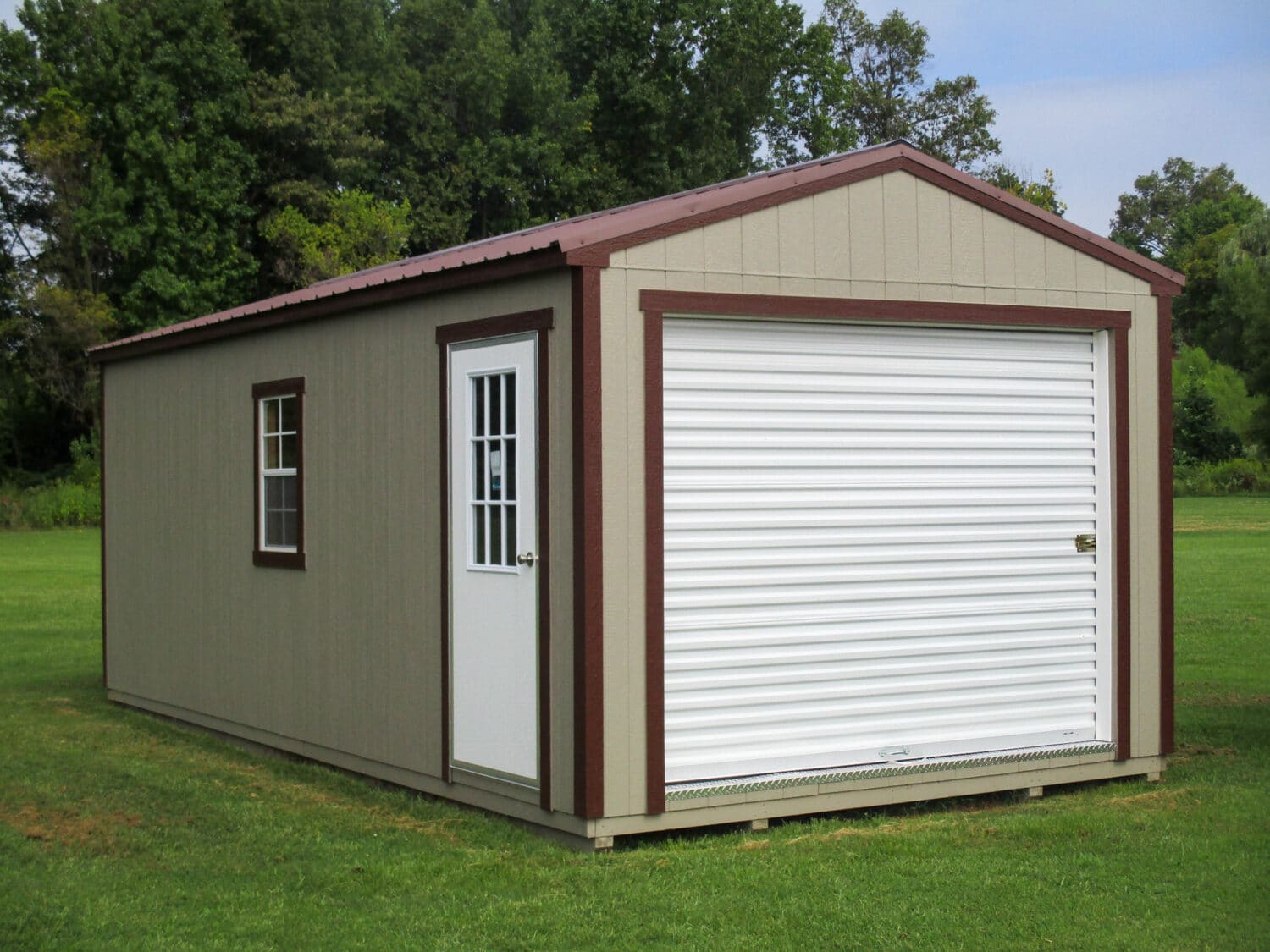 portable garages with metal garage doors in kingdom city mo