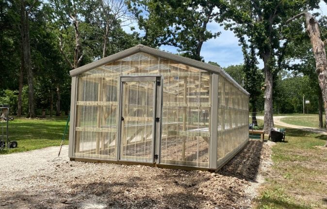 12x16 portable greenhouses for sale in Missouri and Arkansas