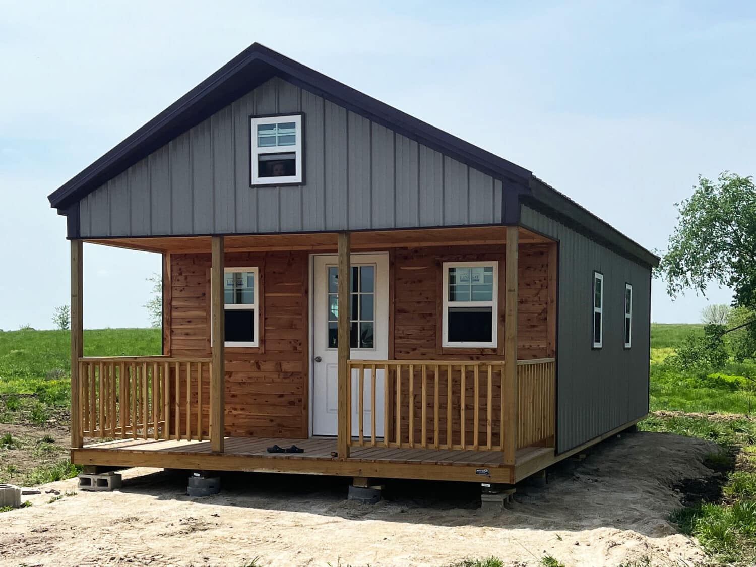 prefab cabins with metal roofing in fredericktown mo