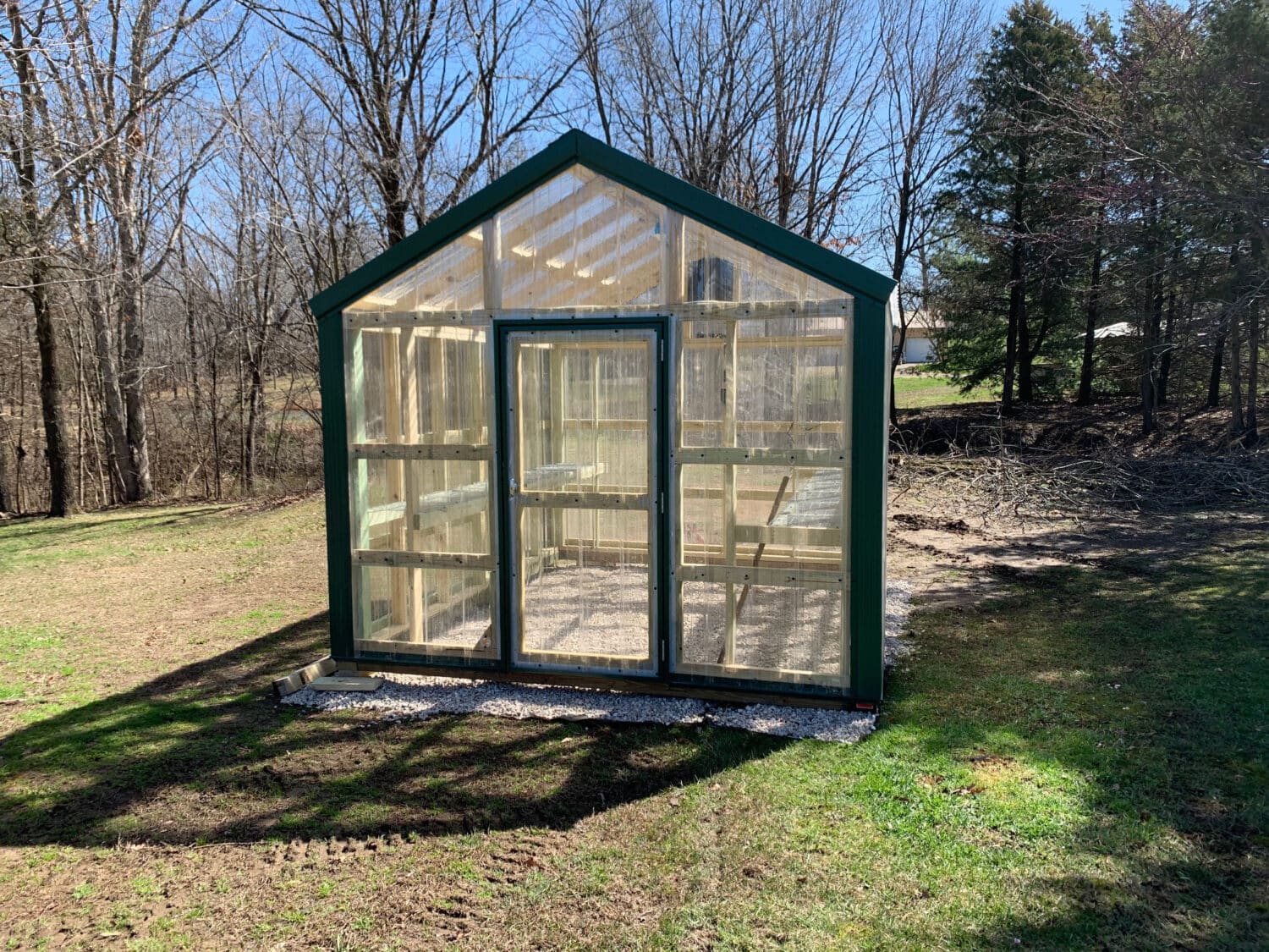 prefab greenhouses built with treated lumber in louisburg mo